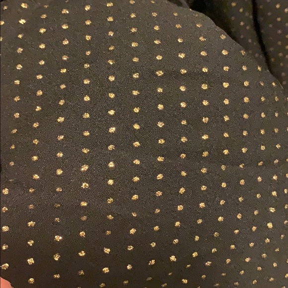 Black dress with gold sparkle polka dots - Picture 6 of 6